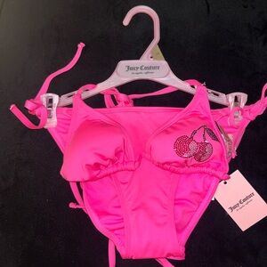 [SOLD] Juicy Couture Pink Cherry Bikini Set